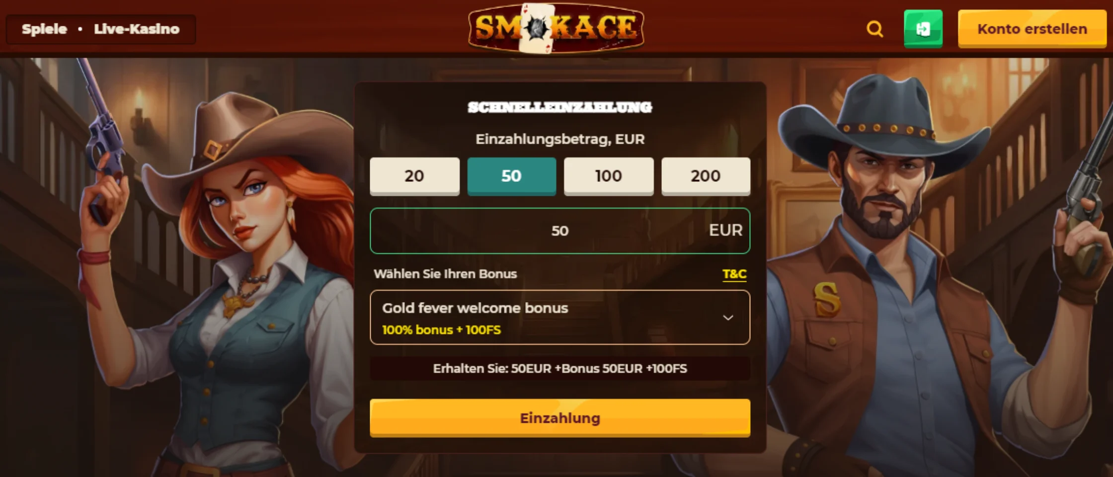 Smokace homepage