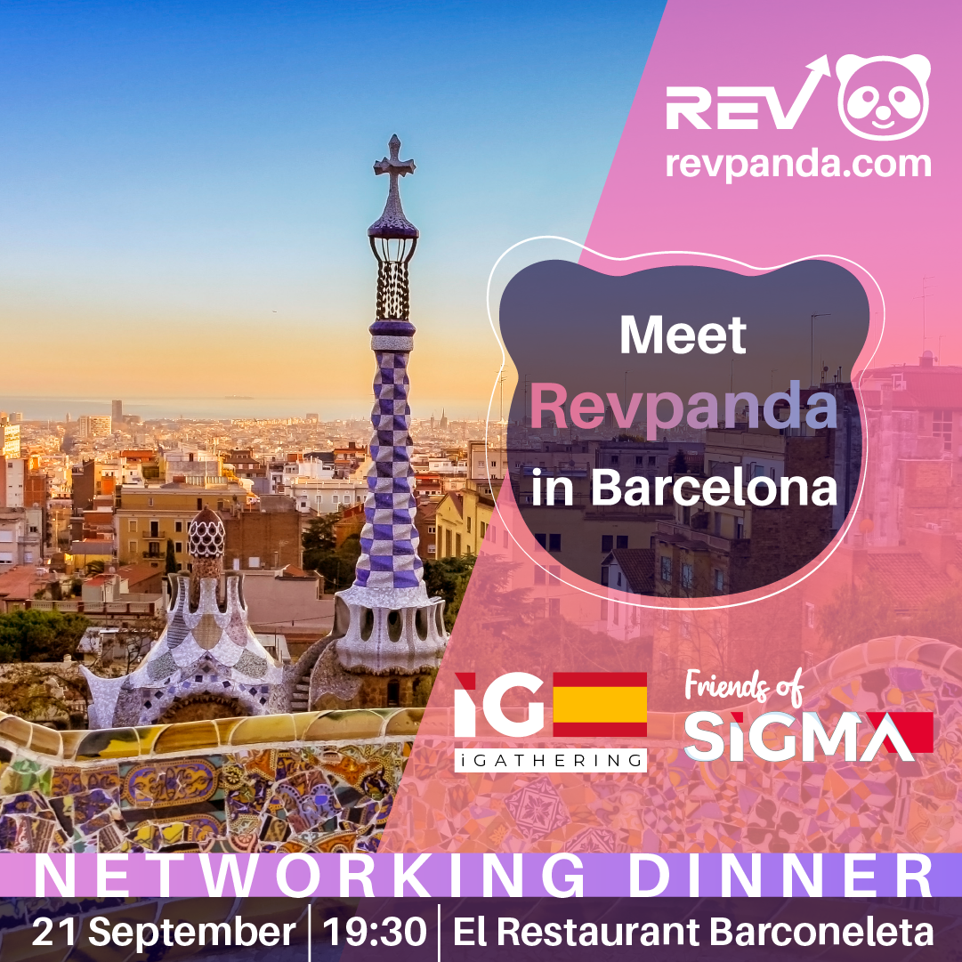 Revpanda Sponsoring SiGMA iGathering Dinner at Barcelona