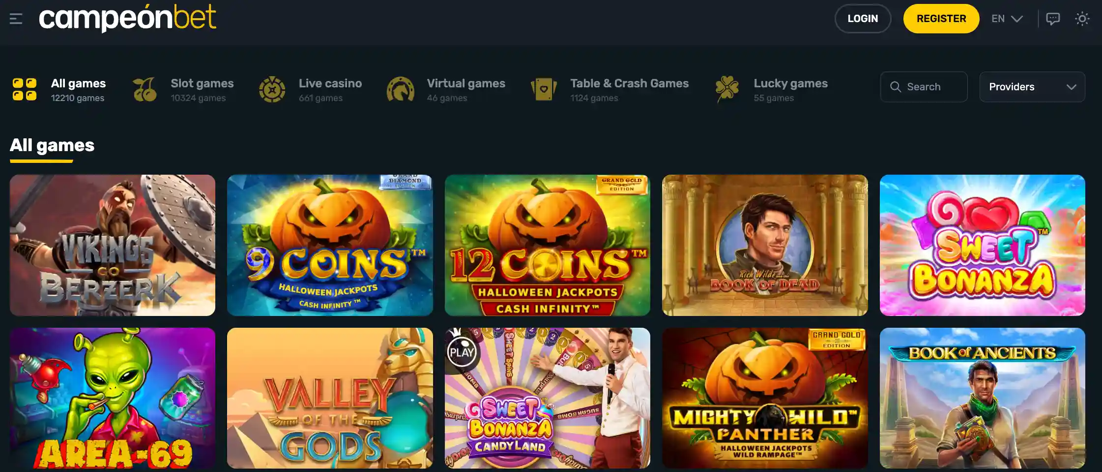 Campeonbet casino games