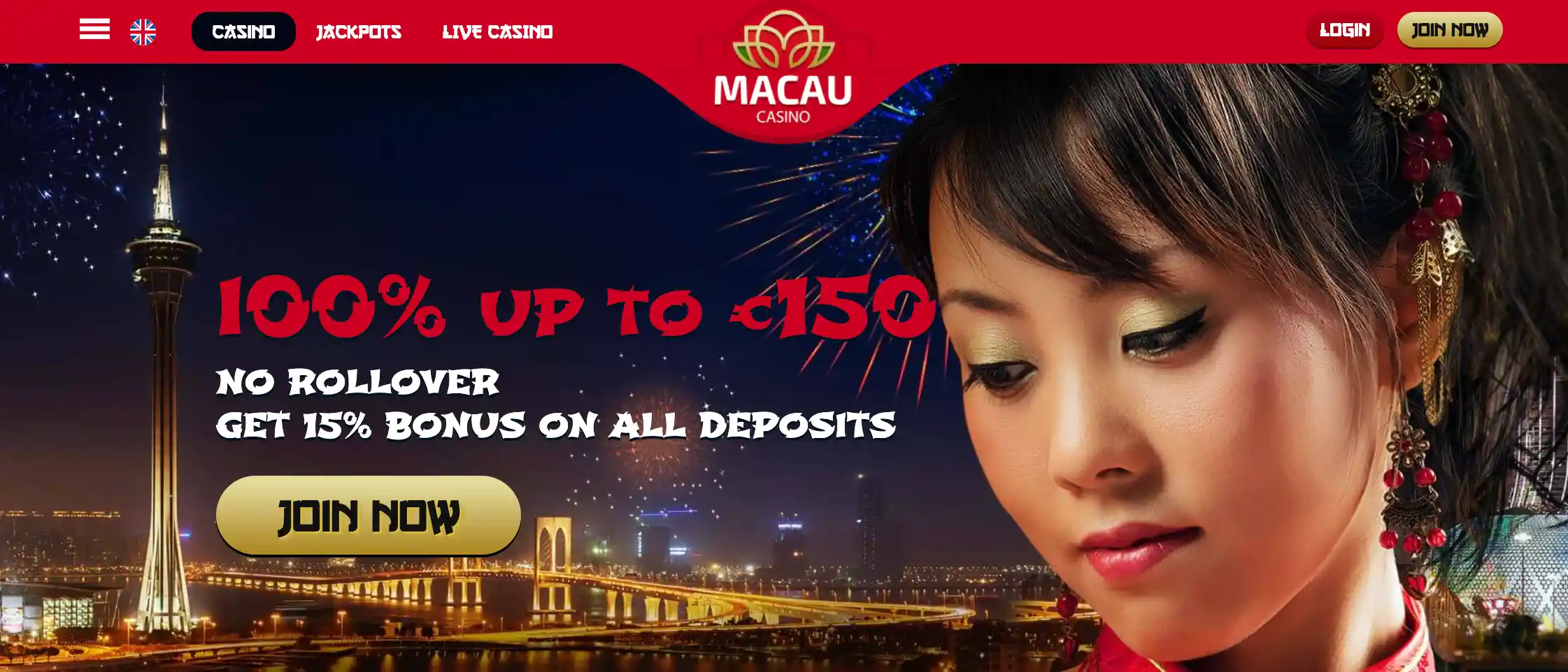 Macau casino homepage