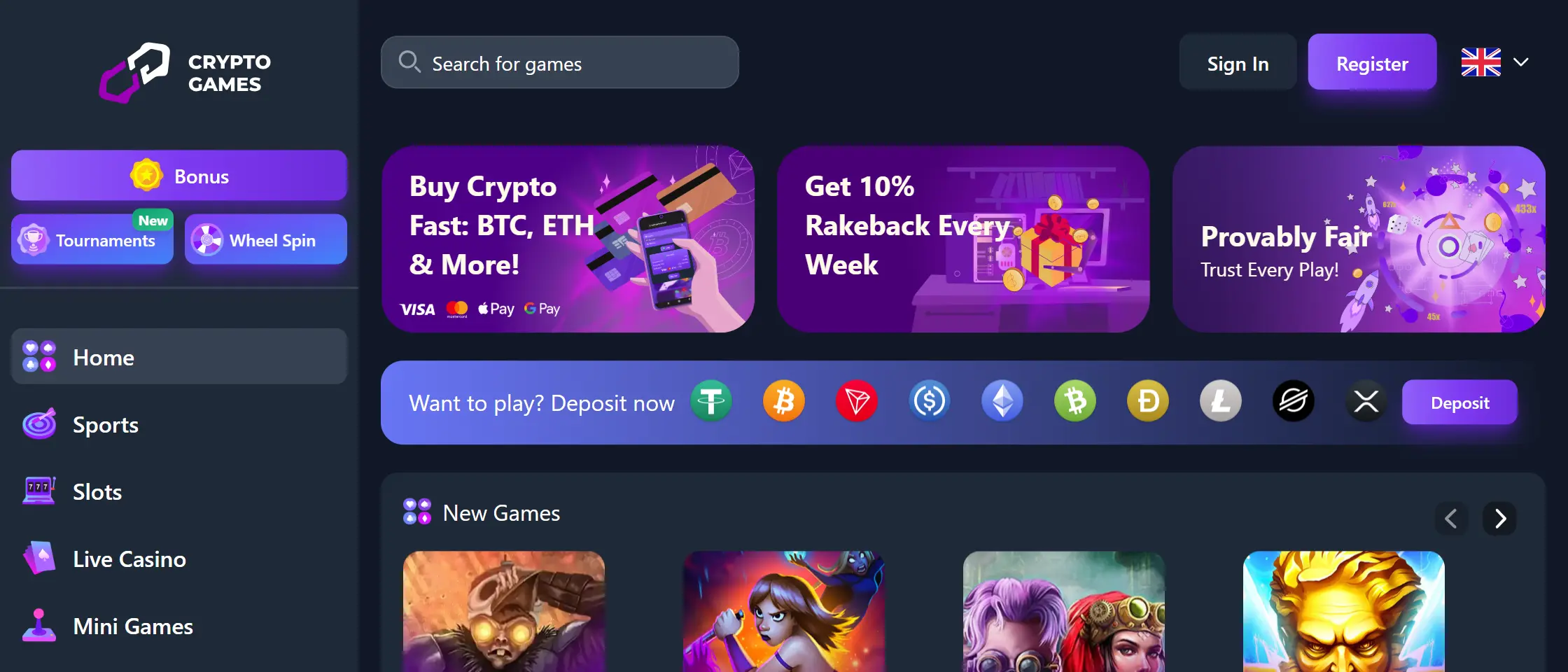 crypto-games.io home