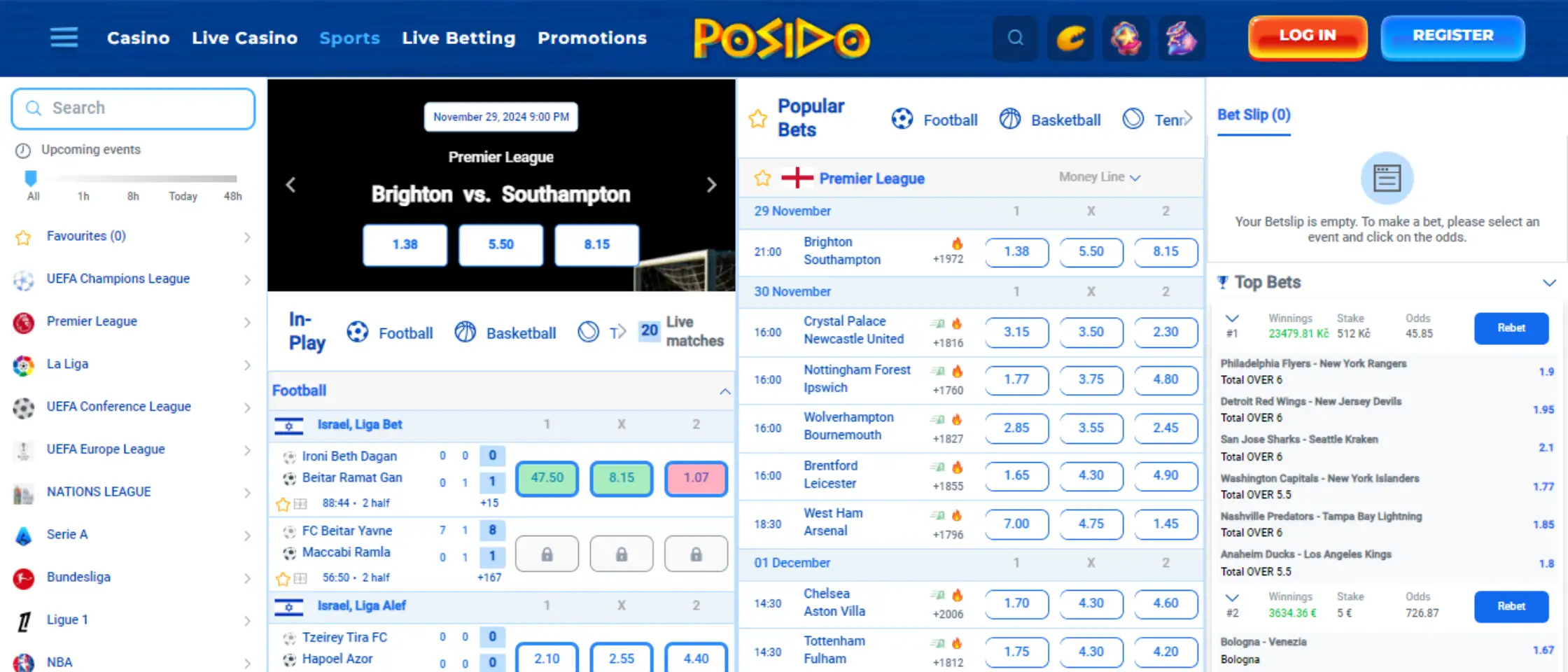 Posido Casino sportsbook