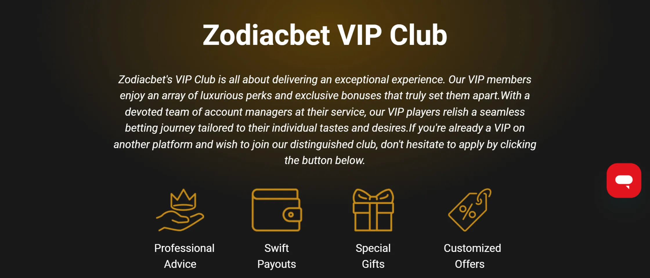 Zodiac bet vip club.