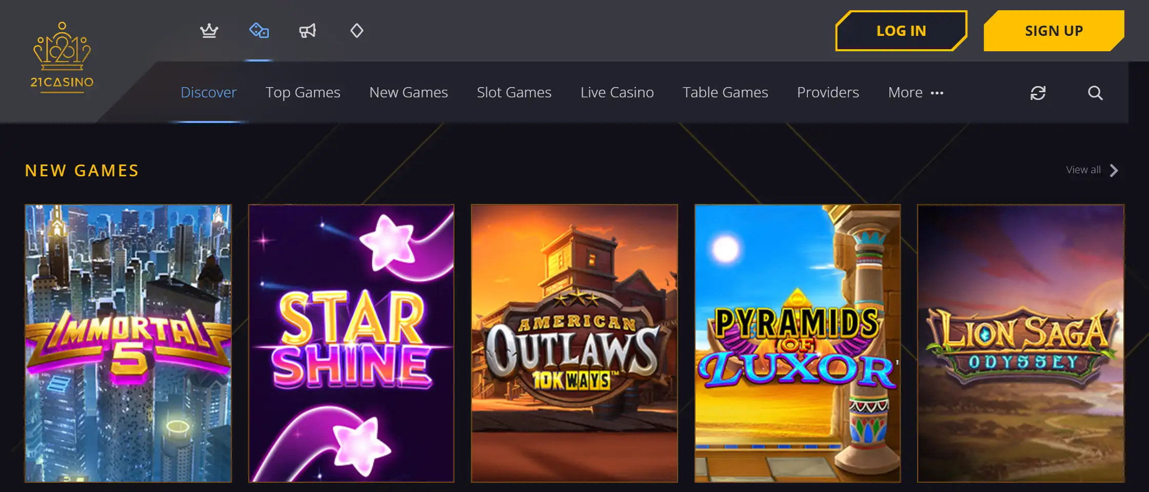 21Casino games