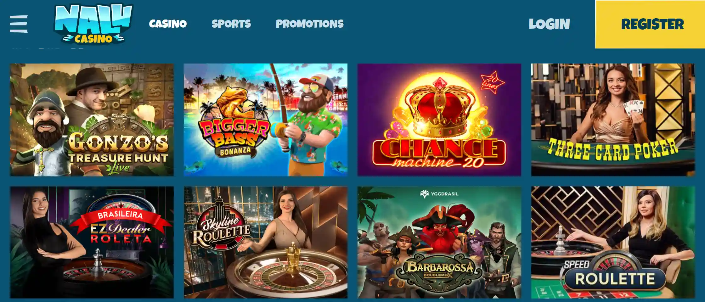 Nalu Casino Games