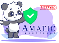 A cute panda holding a green shield with a checkmark. The text 