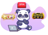 A cute panda representing mobile gaming and online gaming