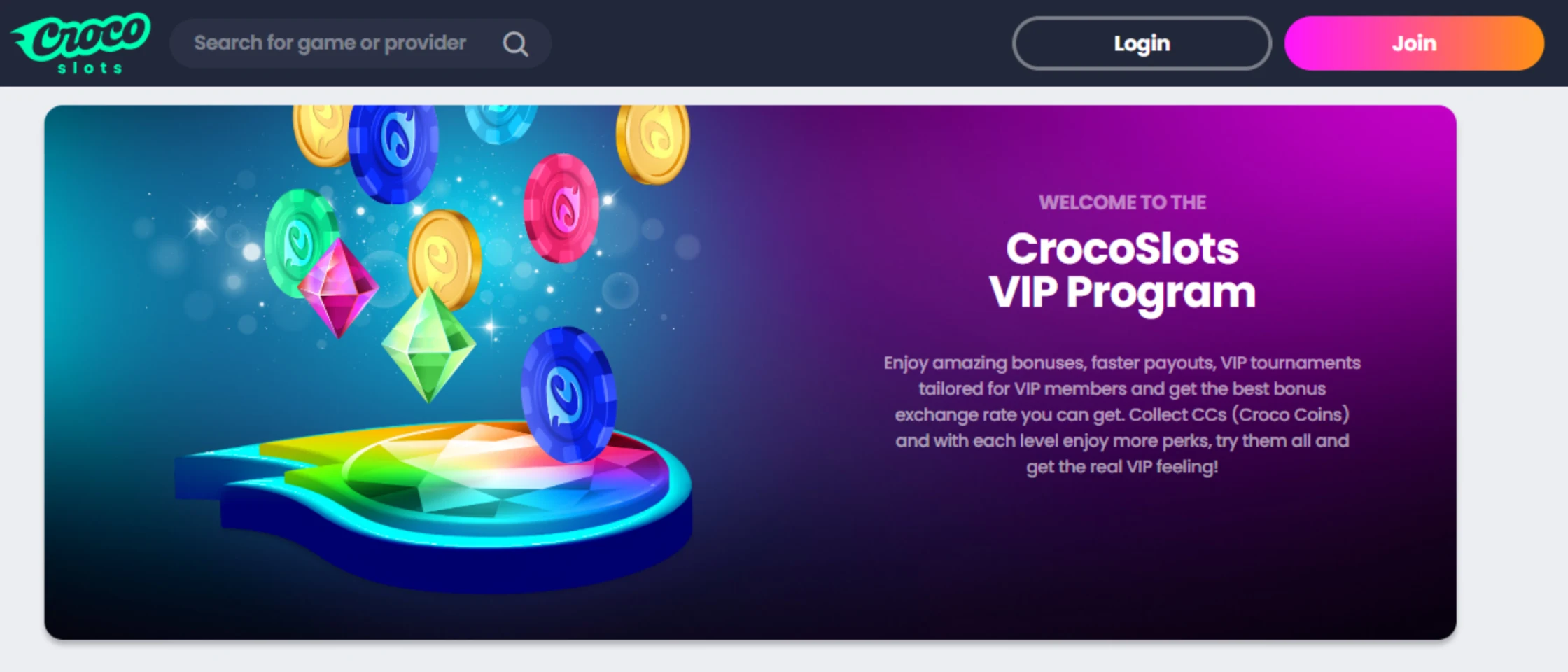 Crocoslots VIP