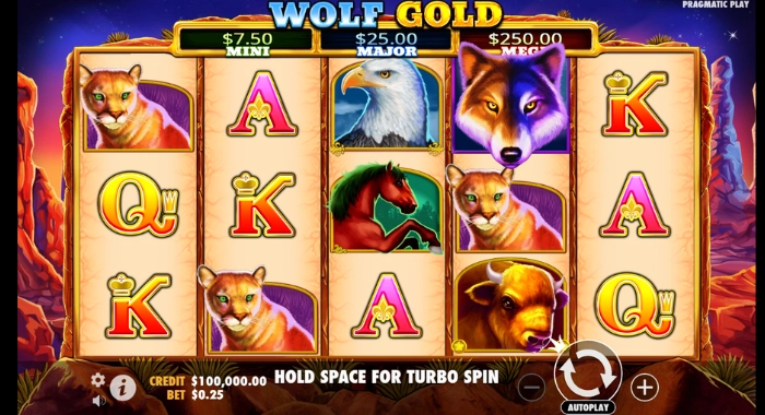 Wolf Gold Slot Gameplay