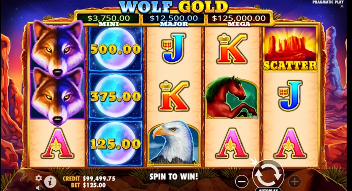 Wolf Gold Slot Gameplay Symbols