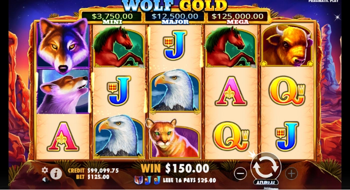 Wolf Gold Slot Gameplay Wins