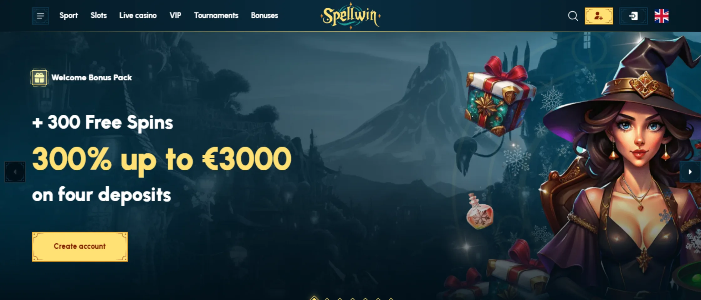 Spellwin homepage